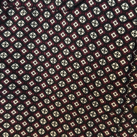 Banana Republic deep purple/plum patterned tank top size XL - Picture 3 of 5